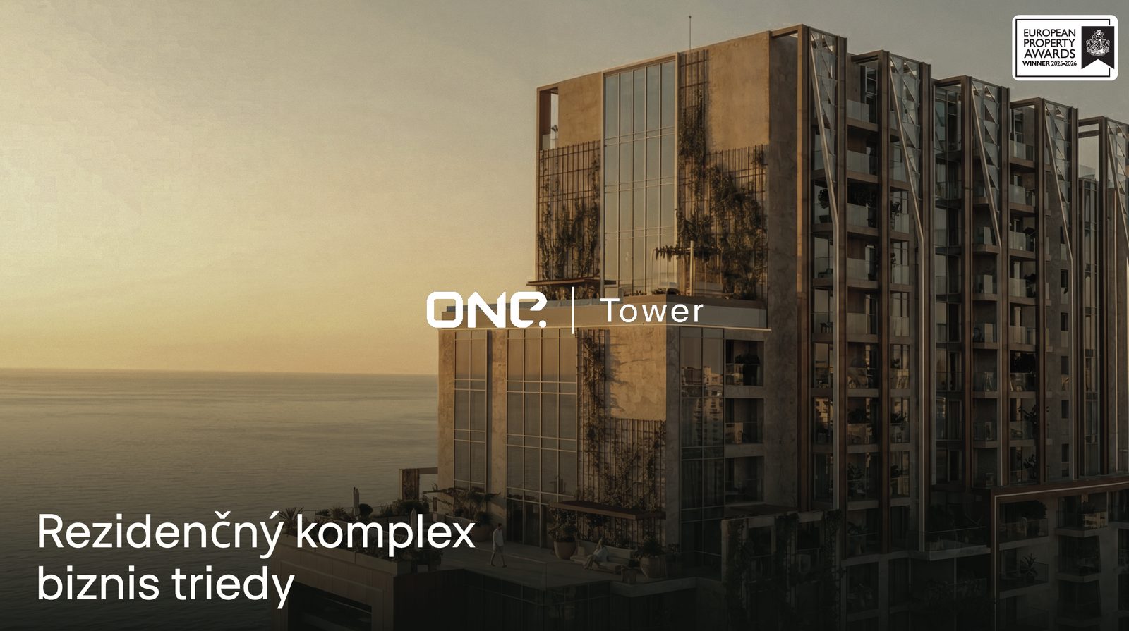 ONE Tower, rezidenčný komplex biznis triedy, víťaz European Property Awards 2025 až 2026